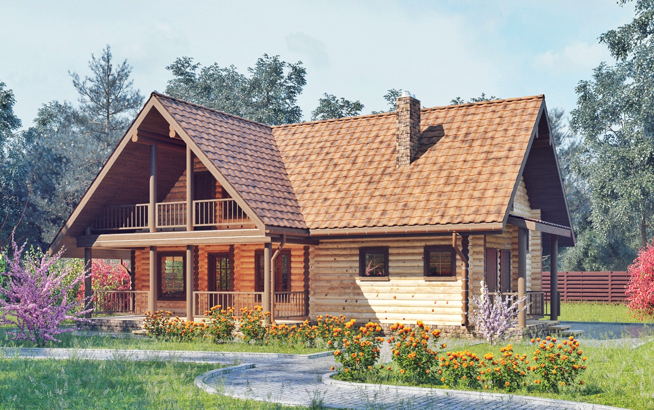 Дом из бревна VZ-103